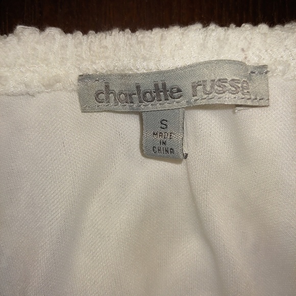 Charlotte Russe Lace Crop Top - Picture 6 of 8